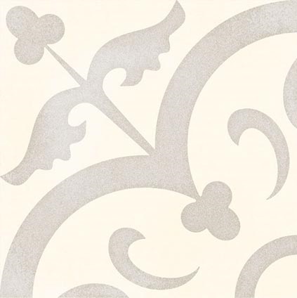 Керамогранит Vives Svenska Halvmane, цвет слоновая кость, поверхность матовая, квадрат, 200x200