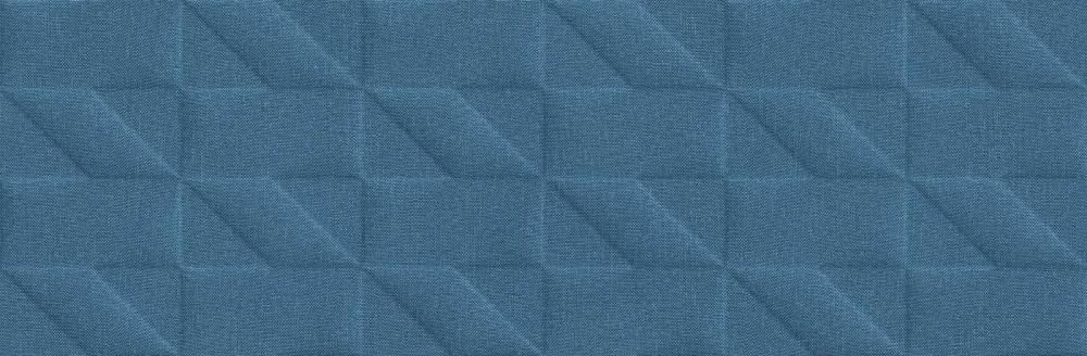 Керамическая плитка Marazzi Italy Outfit Blue Struttura Tetris 3D M12A, цвет синий, поверхность матовая 3d (объёмная), прямоугольник, 250x760