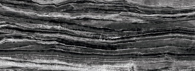 Широкоформатный керамогранит Kerama Marazzi Гемма черно-белый лаппатированный обрезной SG071802R, цвет чёрно-белый, поверхность лаппатированная, прямоугольник, 1195x3200