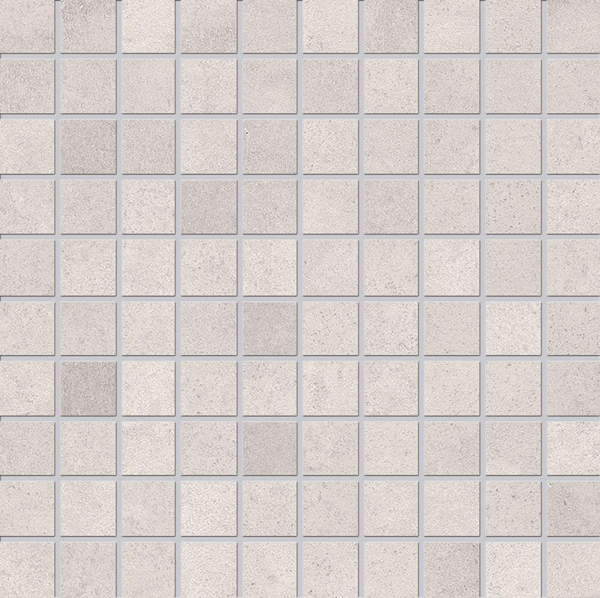Мозаика Provenza Vulcanika Mosaico 3X3 Raku Bianco EFW5, цвет белый, поверхность матовая, квадрат, 300x300