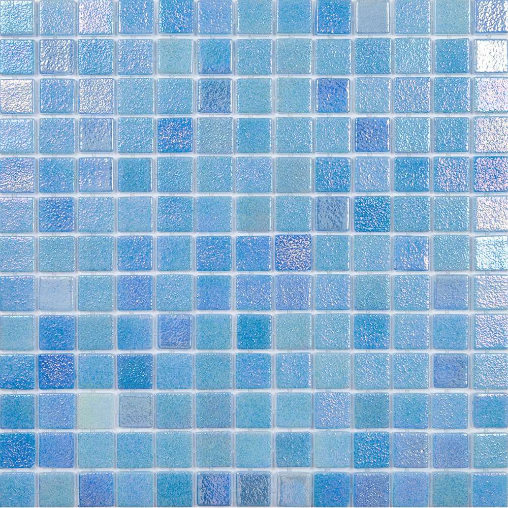 Мозаика Togama Pool&Wellness SPA G322, цвет голубой, поверхность глянцевая, квадрат, 340x340