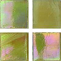 Мозаика JNJ Mosaic Ice Jade IB59, цвет жёлтый, поверхность глянцевая, квадрат, 150x150