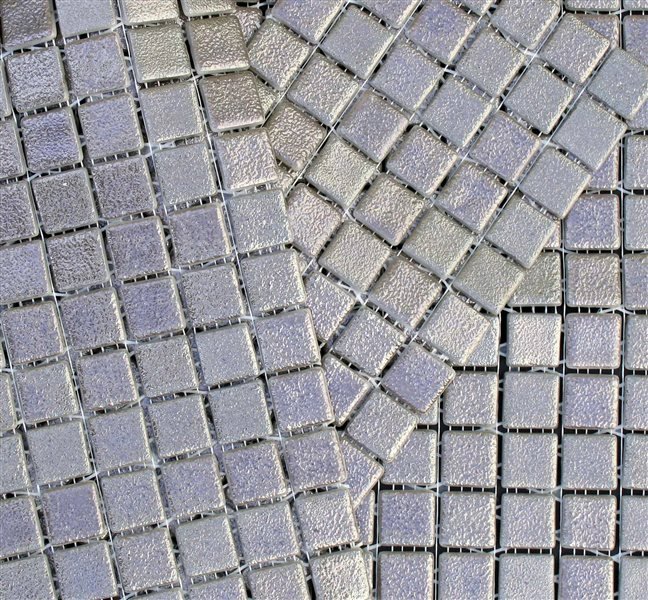 Мозаика Mosavit Metalico Silver, цвет серый, поверхность глянцевая, квадрат, 316x316
