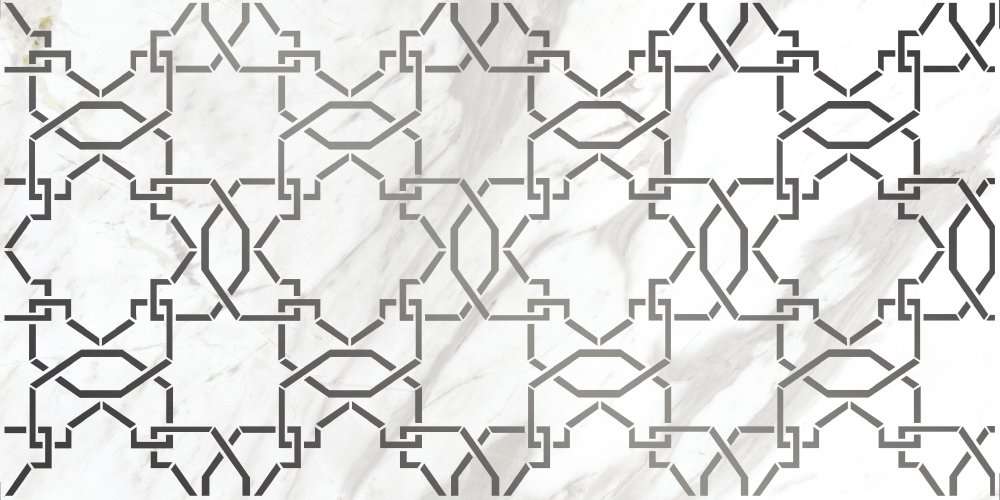 Декоративные элементы Cersanit Royal Stone узор белый A16015, цвет белый, поверхность глянцевая 3d (объёмная), прямоугольник, 298x598