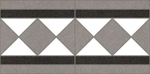 Бордюры Vives Barnet Cenefa Basildon Blanco, цвет серый, поверхность матовая, прямоугольник, 158x316