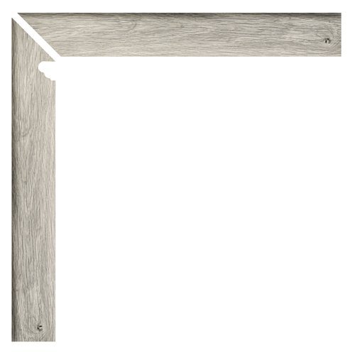 Бордюры APE Oregon Gris Zanquin Fior Izq, цвет серый, поверхность матовая, прямоугольник, 80x600