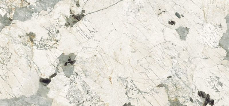 Широкоформатный керамогранит Imola The Room Patagonia White Lc PAT WH6 278 LP, цвет бежевый, поверхность лаппатированная, прямоугольник, 1200x2780