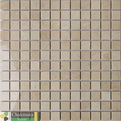 Мозаика Chakmaks Anatolian Stone Cream Pino, цвет бежевый, поверхность рельефная, квадрат, 305x305