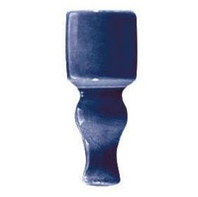 Спецэлементы Grazia Epoque Ang. Finale D.Cobalt Craquele FIAE9, цвет синий, поверхность глянцевая, прямоугольник, 65x20