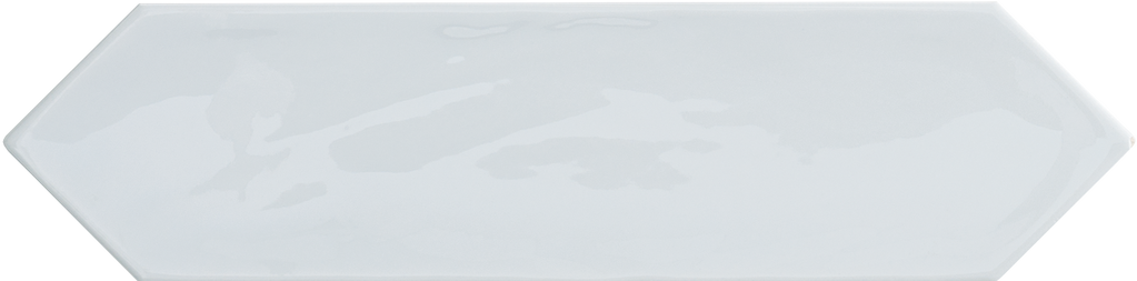 Керамическая плитка Cifre Kane Picket White, цвет белый, поверхность глянцевая, шестиугольник, 75x300