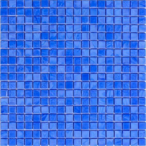 Мозаика Alma Mosaic Opaco NC0321, цвет голубой, поверхность глянцевая, квадрат, 295x295