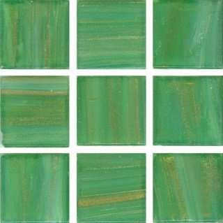 Мозаика Irida Space И20.123(6), цвет зелёный, поверхность глянцевая, квадрат, 327x327