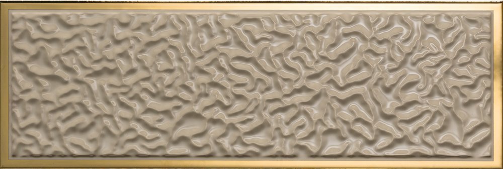 Декоративные элементы Versace Gold Acqua Cornice Marrone Oro 68843, цвет коричневый, поверхность глянцевая, прямоугольник, 250x750