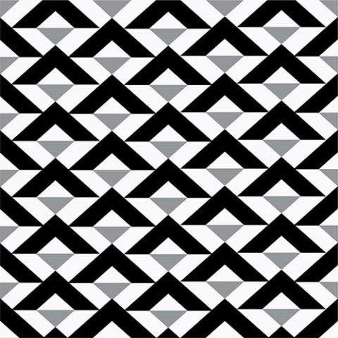 Декоративные элементы Vallelunga Colibri Nero Dec C2 6000276, цвет чёрно-белый, поверхность матовая, квадрат, 125x125