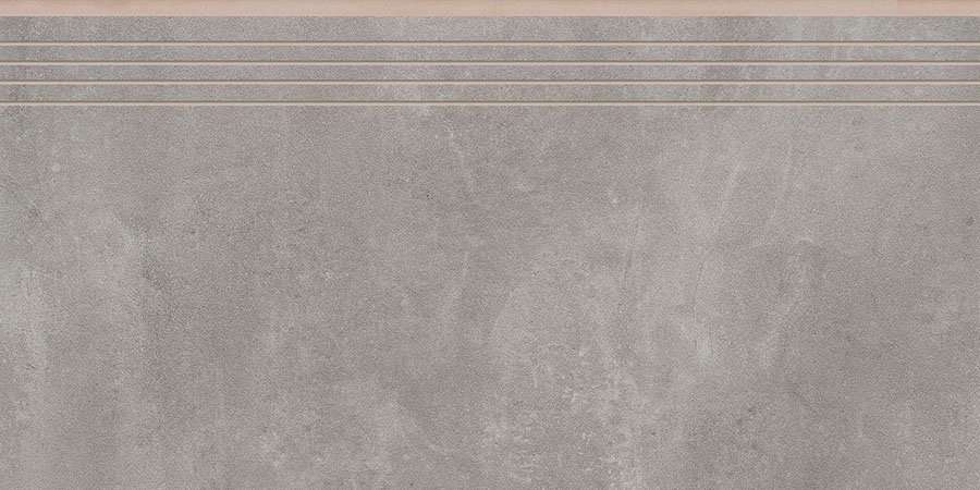 Ступени Cerrad Tassero Gris Ступень Прямая, цвет серый, поверхность матовая, прямоугольник, 297x597