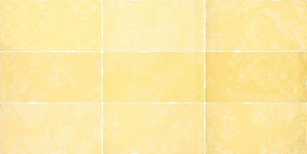 Декоративные элементы Dune Barro Decor Mustard 187808, цвет жёлтый, поверхность глянцевая, прямоугольник, 125x250