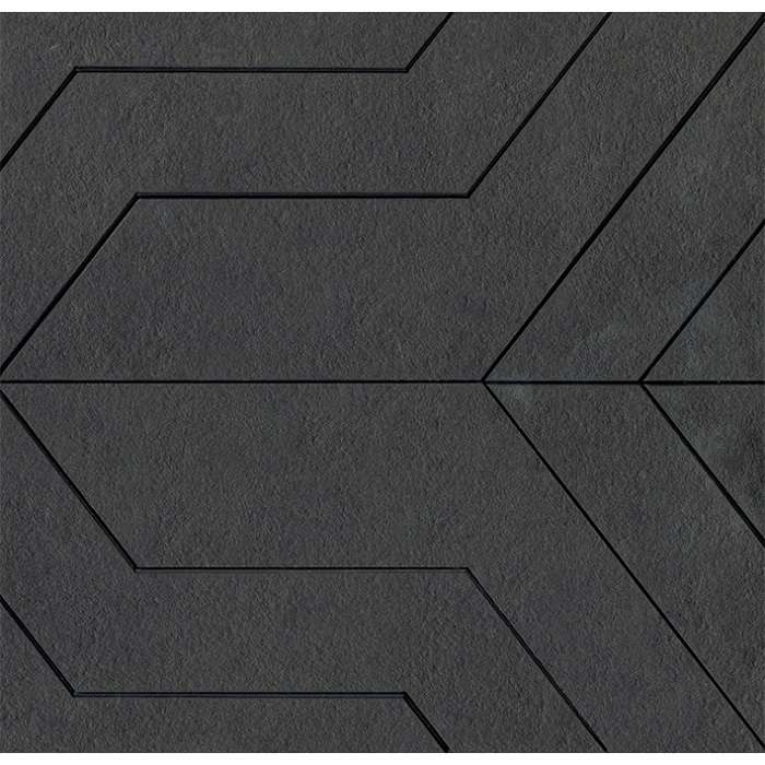 Мозаика L'Antic Colonial Focus Black L241717171, цвет чёрный, поверхность матовая, прямоугольник, 280x290