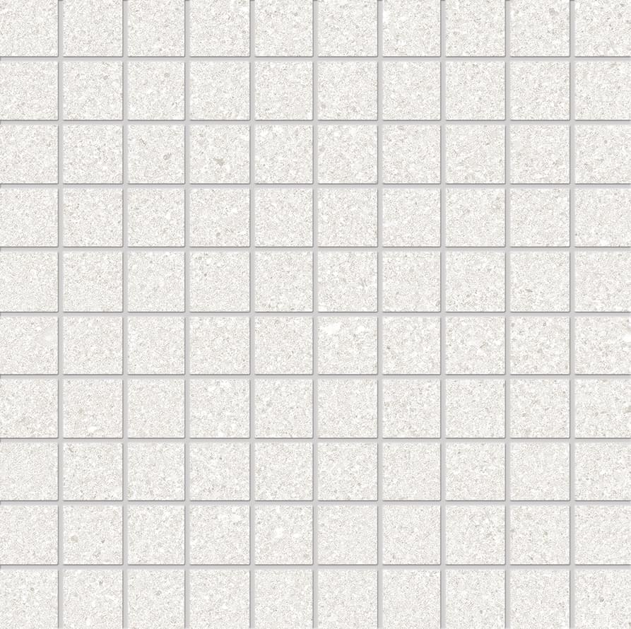 Мозаика Ergon Grainstone Mosaico Fine Grain White Naturale E0TA, цвет белый, поверхность натуральная, квадрат, 300x300