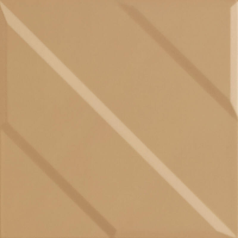 Декоративные элементы Paradyz Urban Colours Gold Inserto Struktura B, цвет бежевый, поверхность структурированная, квадрат, 198x198