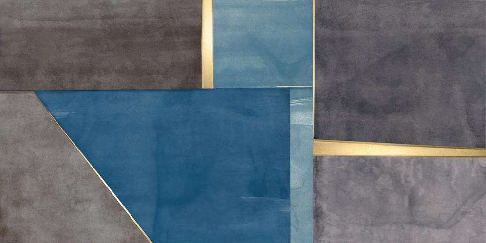 Декоративные элементы Naxos Fresco Fascia Interni Avio Mix 113744, цвет серый синий голубой, поверхность матовая, прямоугольник, 600x1200