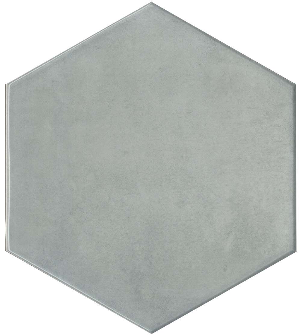 Керамическая плитка Kerama Marazzi Флорентина серый глянцевый 24033, цвет серый, поверхность глянцевая, шестиугольник, 200x231