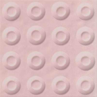 Декоративные элементы Vives Berta Picos Rosa-M, цвет розовый, поверхность матовая рельефная, квадрат, 200x200