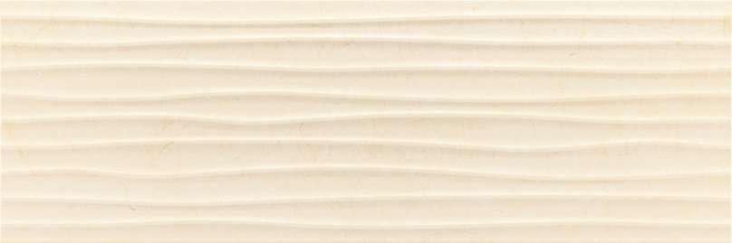 Керамическая плитка Baldocer Wellen Velvet Cream, цвет бежевый, поверхность глянцевая, прямоугольник, 300x900