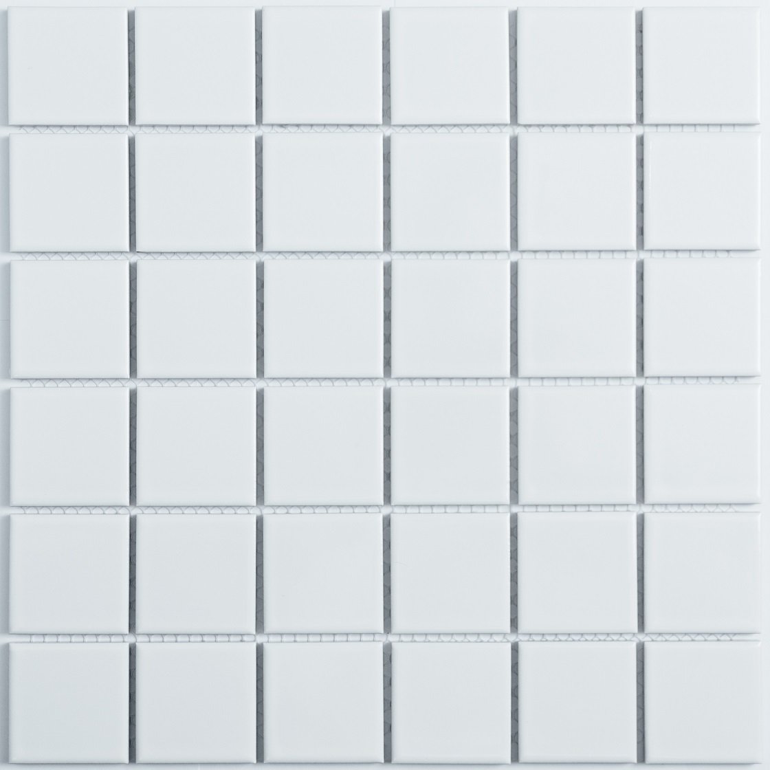 Мозаика NS Mosaic P-524, цвет белый, поверхность матовая, квадрат, 306x306