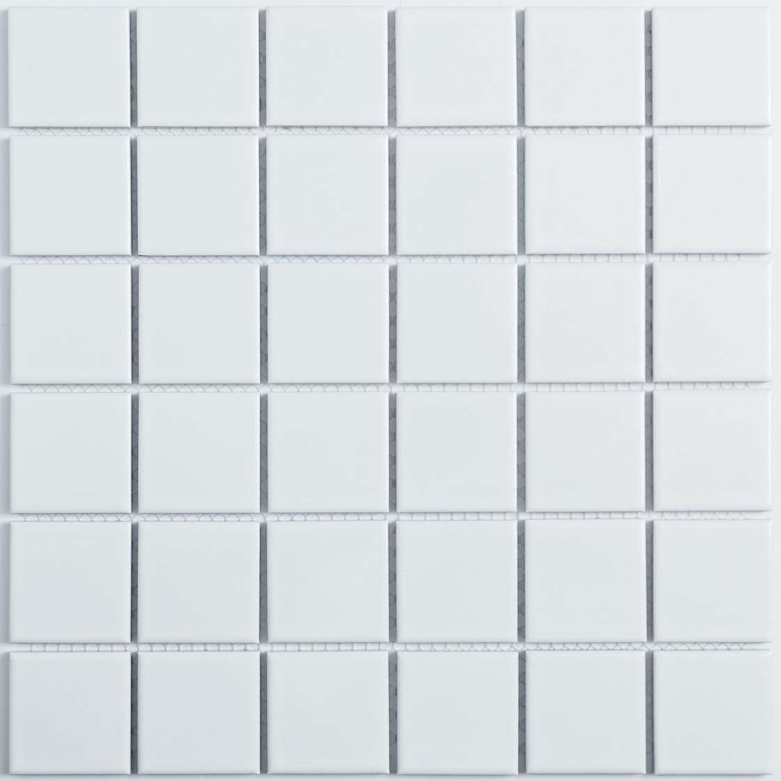 Мозаика NS Mosaic P-524, цвет белый, поверхность матовая, квадрат, 306x306