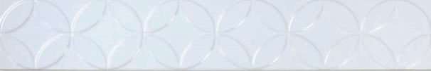 Декоративные элементы Heralgi Hampton Dec White, цвет белый, поверхность глянцевая, прямоугольник, 100x600
