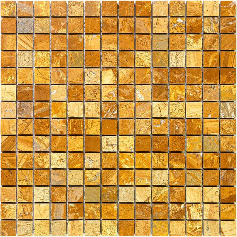 Мозаика Natural Mosaic Adriatica (2X2) 7M097-20P, цвет коричневый, поверхность полированная, квадрат, 305x305