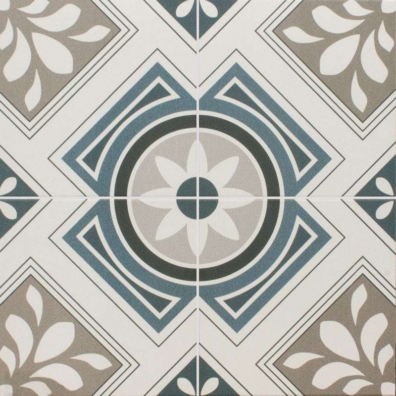Керамическая плитка Dvomo Timeless Borneo Grey, цвет разноцветный, поверхность матовая, квадрат, 450x450