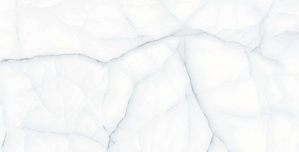 Керамогранит Laparet Oniх Crack, цвет белый голубой, поверхность полированная, прямоугольник, 600x1200
