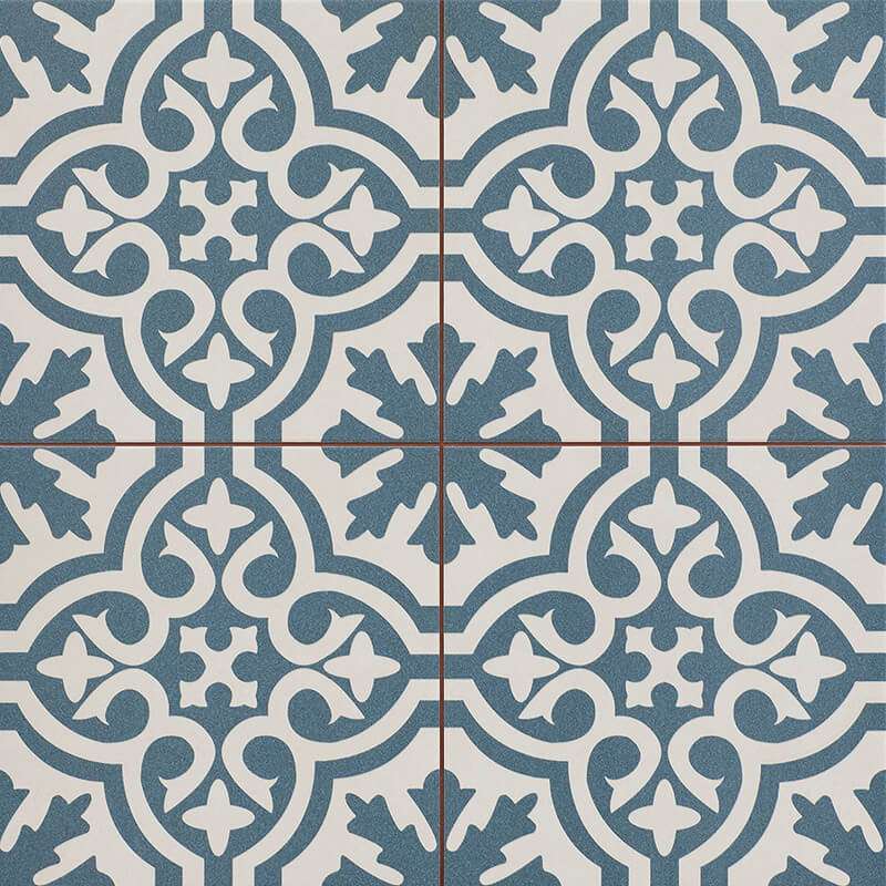 Керамическая плитка Dvomo Timeless Berkeley Slate Blue, цвет разноцветный, поверхность матовая, квадрат, 450x450