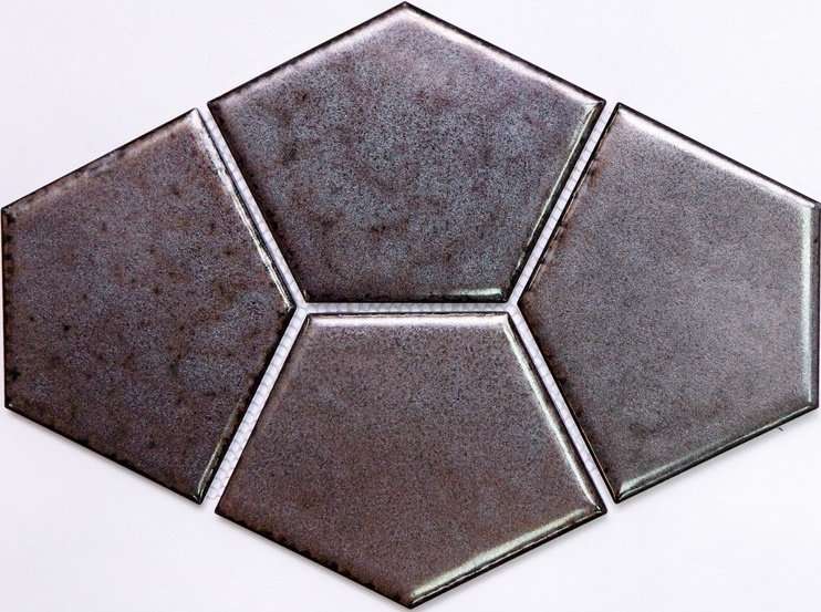 Мозаика NS Mosaic Rustic R-307, цвет коричневый, поверхность глянцевая, прямоугольник, 151x306