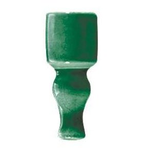 Спецэлементы Grazia Epoque Ang. Finale D.Bottle Craquele FIAE6, цвет зелёный, поверхность глянцевая, прямоугольник, 65x20
