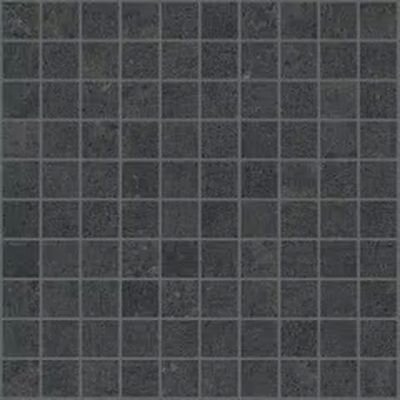 Мозаика Cerim Match Up Liquorice Comfort Mosaico 772268, цвет чёрный, поверхность матовая, квадрат, 300x300