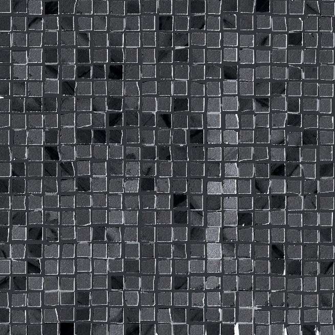 Мозаика Fap Roma Grafite Micromosaico, цвет чёрный, поверхность полированная, квадрат, 300x300