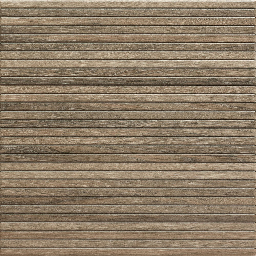 Керамогранит Tubadzin Mozambik 2, цвет коричневый, поверхность матовая, квадрат, 333x333
