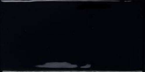 Керамическая плитка Monopole Mirage Black Brillo, цвет чёрный тёмный, поверхность глянцевая, кабанчик, 75x150