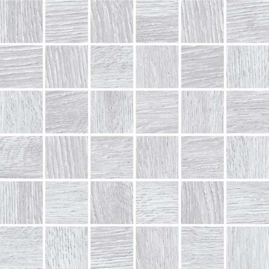 Мозаика Cersanit Woodhouse Светло-серый A-WS6O526\J, цвет серый, поверхность матовая, квадрат, 300x300