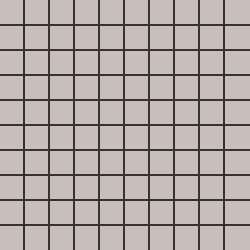 Мозаика Ce.Si Full Body Alluminio Su Rete 1x1, цвет серый, поверхность матовая, квадрат, 300x300