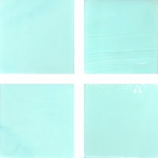 Мозаика Irida Nuance 15.S61(1), цвет бирюзовый, поверхность глянцевая, квадрат, 327x327