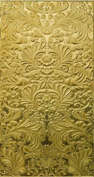 Декоративные элементы Aparici Elegy Gold, цвет жёлтый, поверхность матовая, прямоугольник, 316x592