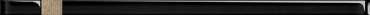 Бордюры Cersanit Effecta EFF-WGA011, цвет чёрный, поверхность глянцевая, прямоугольник, 25x600