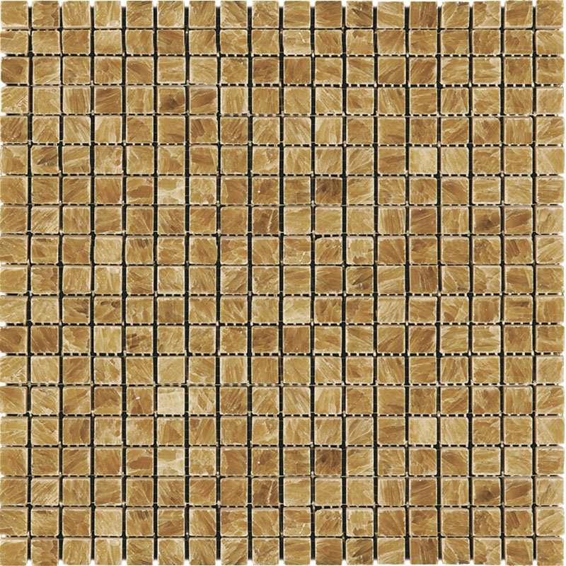 Мозаика Natural Mosaic Adriatica (1,5X1,5) 7M072-15P, цвет коричневый, поверхность полированная, квадрат, 305x305