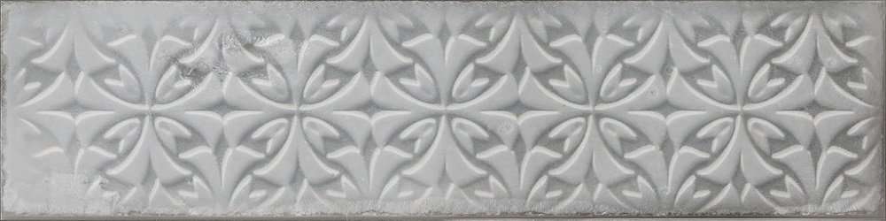 Декоративные элементы Cifre Drop Relieve Pearl Brillo, цвет серый, поверхность глянцевая, прямоугольник, 75x300