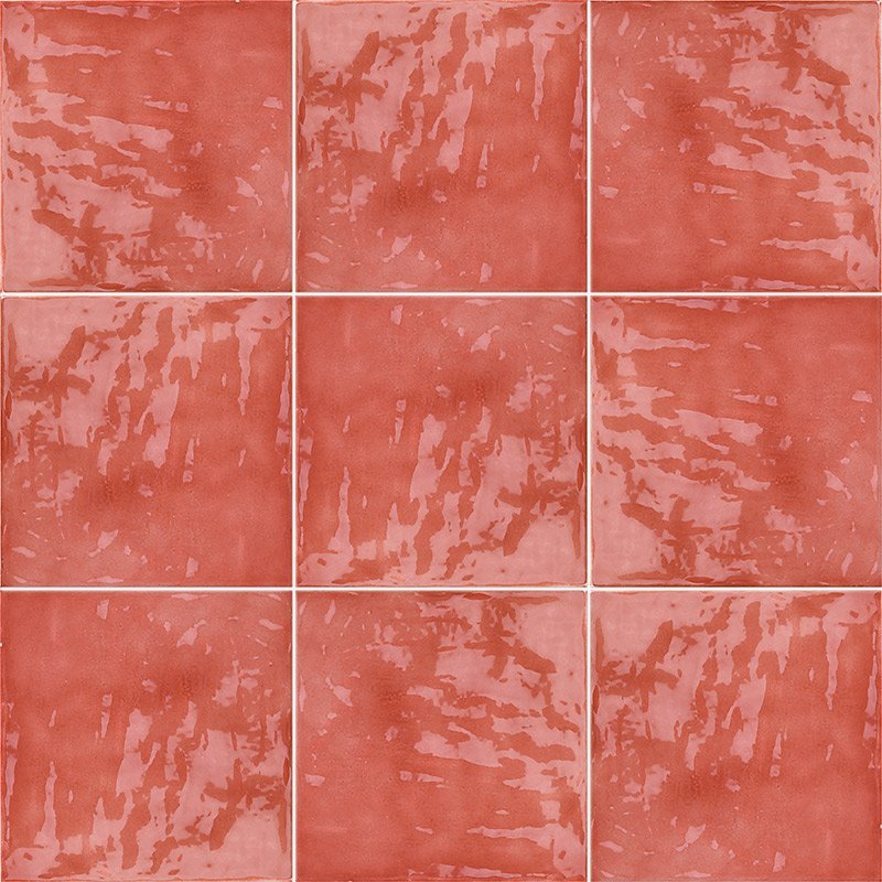 Керамическая плитка Mainzu Vitta Rosso, цвет красный, поверхность глянцевая, квадрат, 200x200