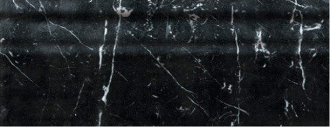 Бордюры Cinca Marmores Marquina Black Skirting 0450/826, цвет чёрный, поверхность матовая, прямоугольник, 120x320