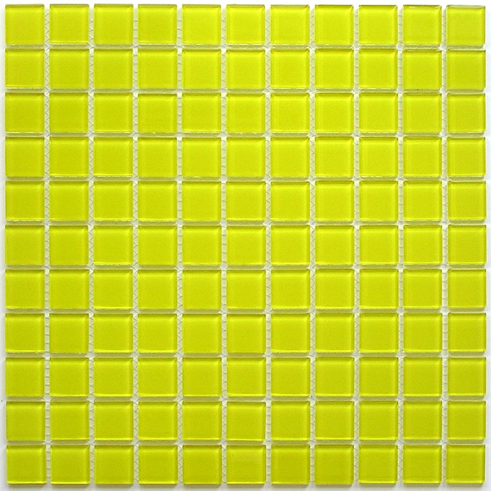 Мозаика Bonaparte Bonaparte Sun Glass, цвет жёлтый, поверхность глянцевая, квадрат, 300x300